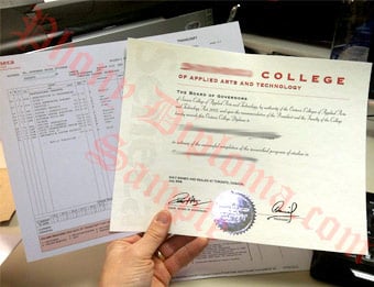 Seneca College - Fake Diploma Sample from Canada